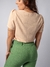 Blusa gola V em crepe com detalhe vazado - lisas - loja online