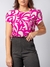 Blusa estampada princesa com botões na manga - Luiza Store