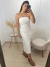 Vestido tomara que caia midi na internet