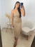 Vestido tomara que caia midi - loja online
