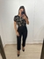 Blusa estampada princesa com botões na manga