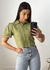 Camisa cropped de laise