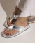 Flat form Cancun - Prata - comprar online