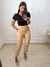 Blusa gola V com detalhe na manga - Luiza Store