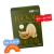 Ovo de Páscoa - Chocolate Branco c/ Recheio Pistache - 300g | Luckau na internet