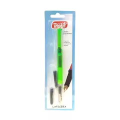 LAPICERA DE PLUMA TRABI CON 3 CARTUCHOS - comprar online