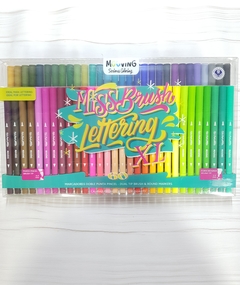MARCADORES MOOVING MISS BRUSH LETTERING XL X 60 UNIDADES en internet
