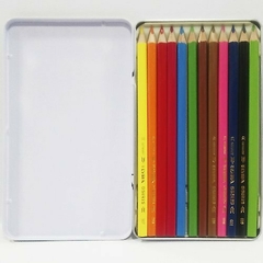 LAPICES DE COLORES LYRA X 12 . ESTUCHE LATA - comprar online
