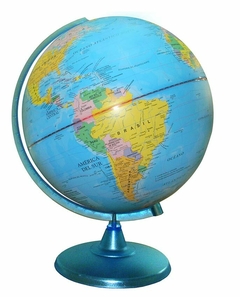 GLOBO TERRAQUEO 25CM BASE DE PLASTICO - GLOTTER