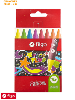 CRAYON FLUO X8 FILGO
