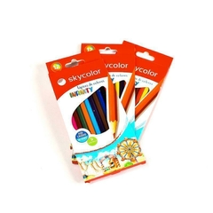 LAPICES COLOR X 12 LARGOS SKYCOLOR