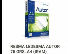 RESMA AUTOR A4 75GR