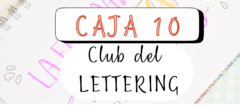 CAJA 10CLUB LETTERING - CADA MES DEBES VOLVER A INGRESAR LOS DATOS DE ENVIO - comprar online
