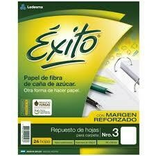REPUESTO EXITO RAYADO REFORZADO X 24 HJ