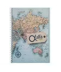 CUADERNO ALFA CON ESPIRAL RAY 16X21 48 HS