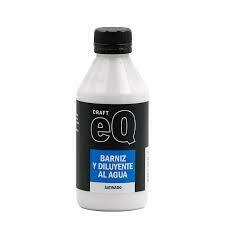 BARNIZ Y DILUYENTE AL AGUA EQ BRILLANTE 250CC