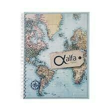 CUADERNO ALFA T/F CUADRICULADO 84HS
