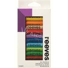 PASTELES AL OLEO REEVES X 12 COLORES