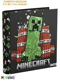 CARPETA MOOVING 3 X 40 MINECRAFT