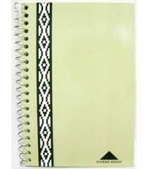 LIBRETA CON INDICE SIERRA VERDE - comprar online