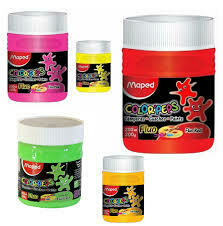 TEMPERA MAPED POTE X 250 CC. FLUO V/COLORES