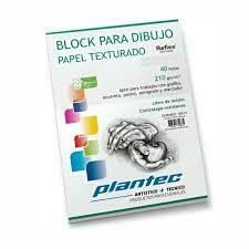 BLOCK PLANTEC A5 ENCOLADO SUPERIOR TEXTURADO 210 GRS