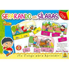 JUEGO DIDACTICO SEPARANDO EN SILABAS