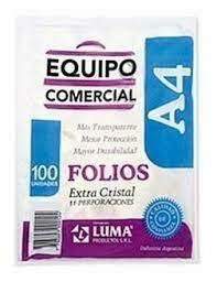 FOLIOS A4 100 UNIDADES