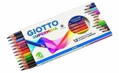 LAPICES DE COLORES GIOTTO SUPERMINA X 12 LARGOS - comprar online