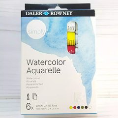 ACUARELA DALER ROWNEY POMO 12 ML X 6 UNIDADES