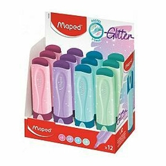 RESALTADOR MAPED GLITTER PASTEL