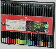 LAPICES DE COLORES FABER CASTELL X 24 SUPER SOFT - comprar online