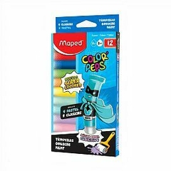 TEMPERA MAPED X 8 CC X 8 CLASICAS + 4 PASTEL