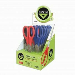 TIJERA COMERCIAL PIZZINI DISEÑO ERGONOMICO DE 17 CM.
