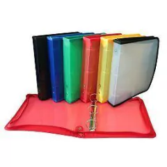 CARPETA THE PEL 3X40 TONALIZADA C/CIERRE V/COLORES