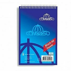 BLOCK CONGRESO ESQUELITA C/ESPIRAL X 80 HJS. (A6)
