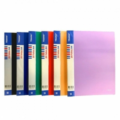 CARPETA TRAMA CON 20 FOLIOS A4 V/COLORES