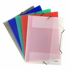 CARPETA TRAMA 3 SOLAPAS CON ELASTICO A4