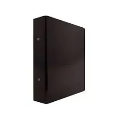 CARPETA AVIOS FIBRA NEGRA ESCOLAR 3 X 40 MM