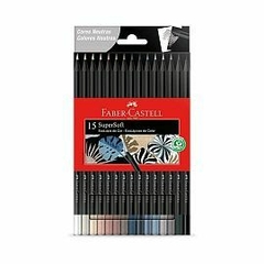LAPICES DE COLORES FABER CASTELL X 15 SUPER SOFT TONOS NEUTROS