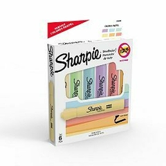 RESALTADOR SHARPIE ACCENT TANK PASTEL X 6 COLORES