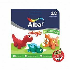 PLASTILINA ALBA DE 20 GRS. X 10 UNID SURTIDA SIN TACC