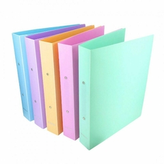 CARPETA TRAMA A4 PASTEL 2X40
