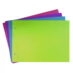 CARPETA LAMA ESCOLAR 2 TAPAS NRO 5 PP OPACA NEON