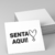 Tatuagem Temporária SENTA AQUI - comprar online