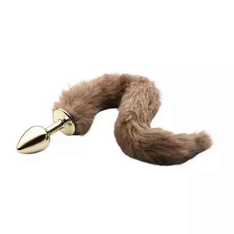 Plug Dourado P com Rabo Normal - comprar online