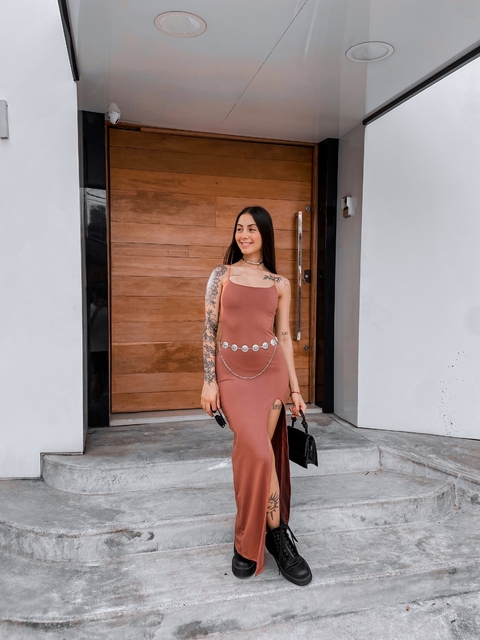 Vestido Aura Brown - comprar online