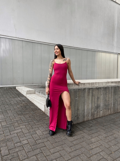 Vestido Aura Marsala