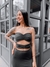 Cropped Shine Black