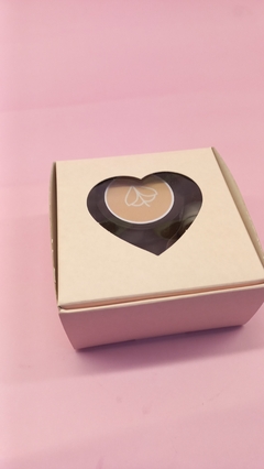 Caja Corazón blanca navidad